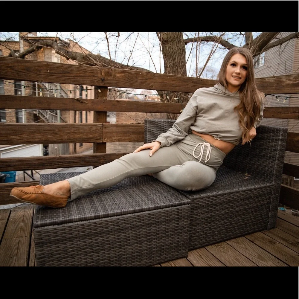 Olive Fitted Lounge Set